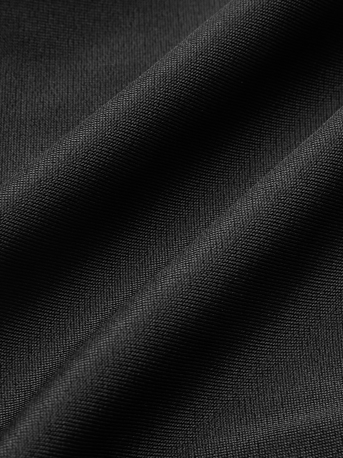 Asimetrik Kesim Dekolteli Tek Parça Mayo Siyah