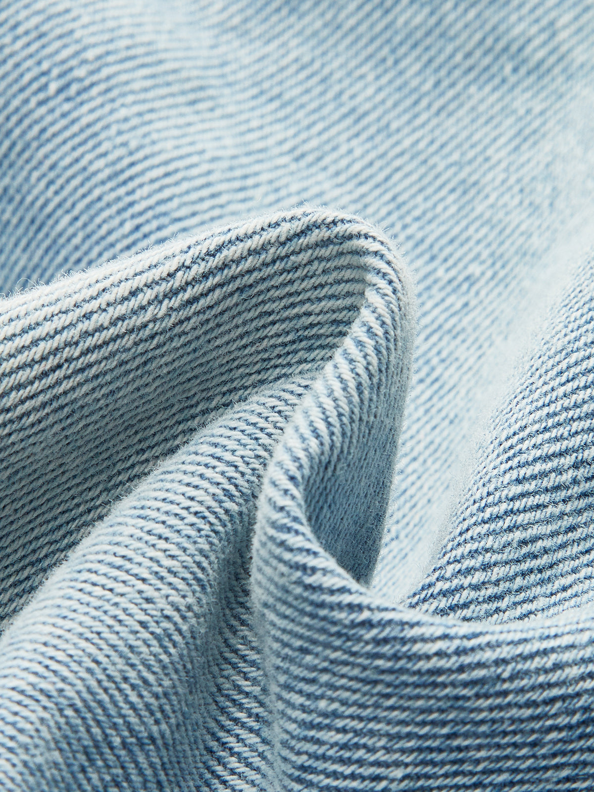 Asimetrik Bel Yıpranmış Jean Şort Açık Mavi