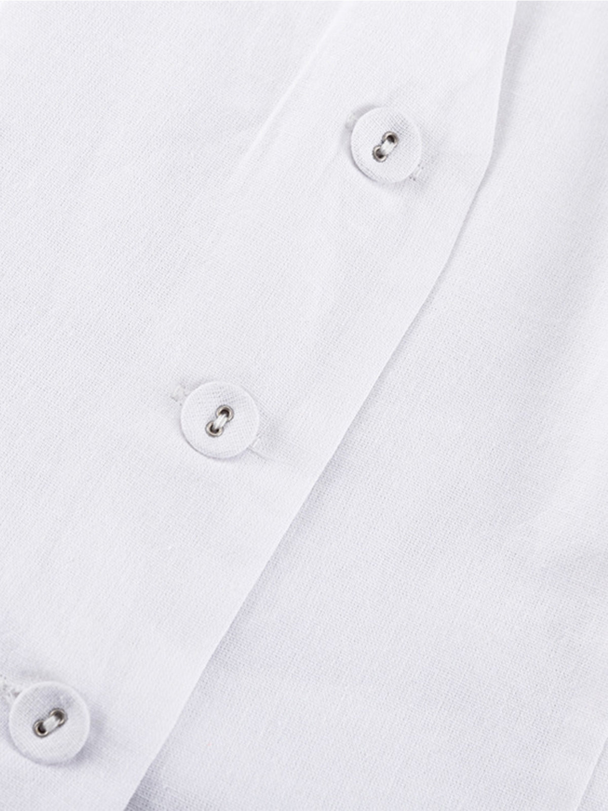 Pamuklu Günlük Pantolon Takımı Regular Fit Beyaz