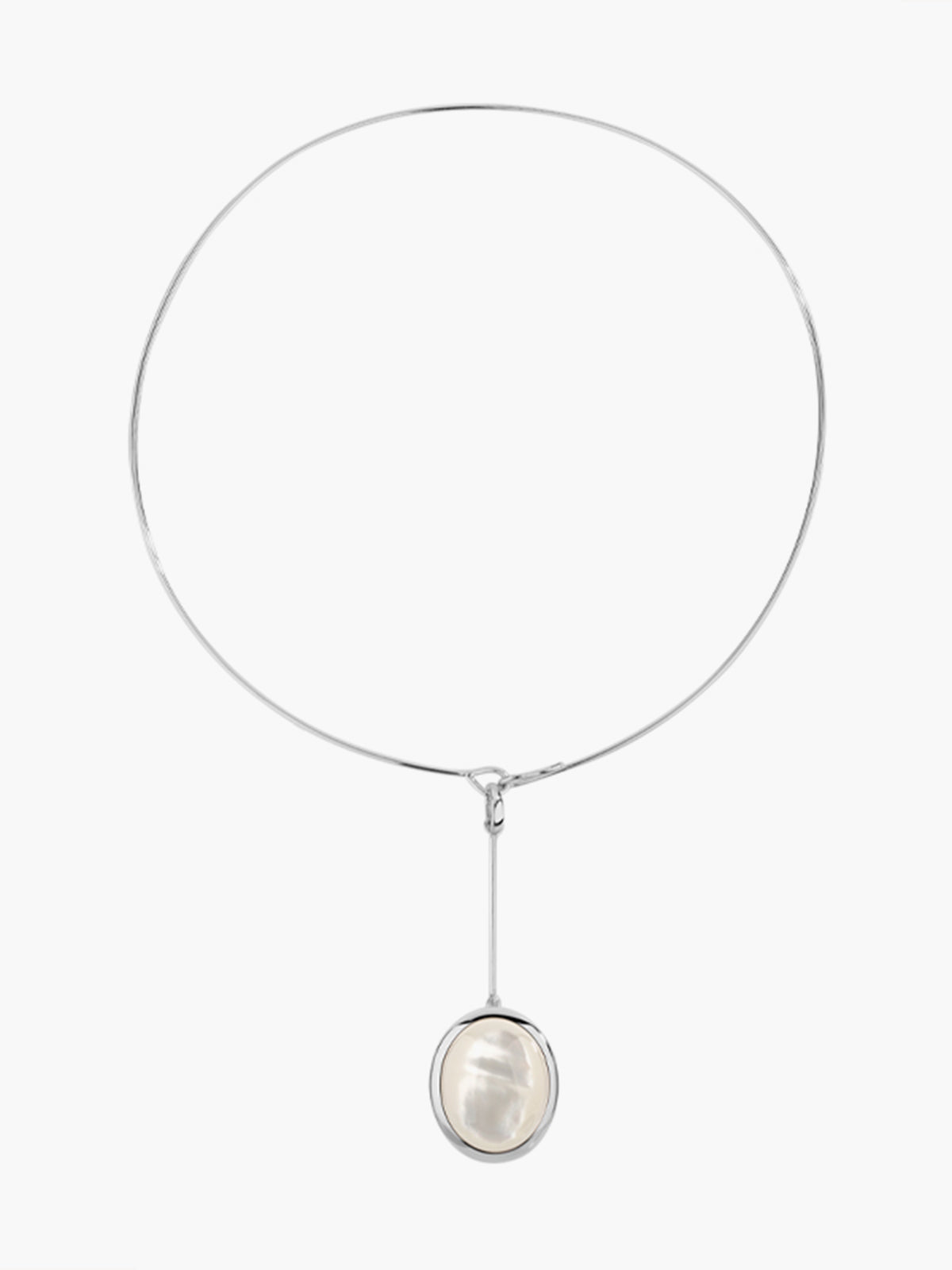 Barok İnci Kolye Sterling Silver Gümüş Ayar