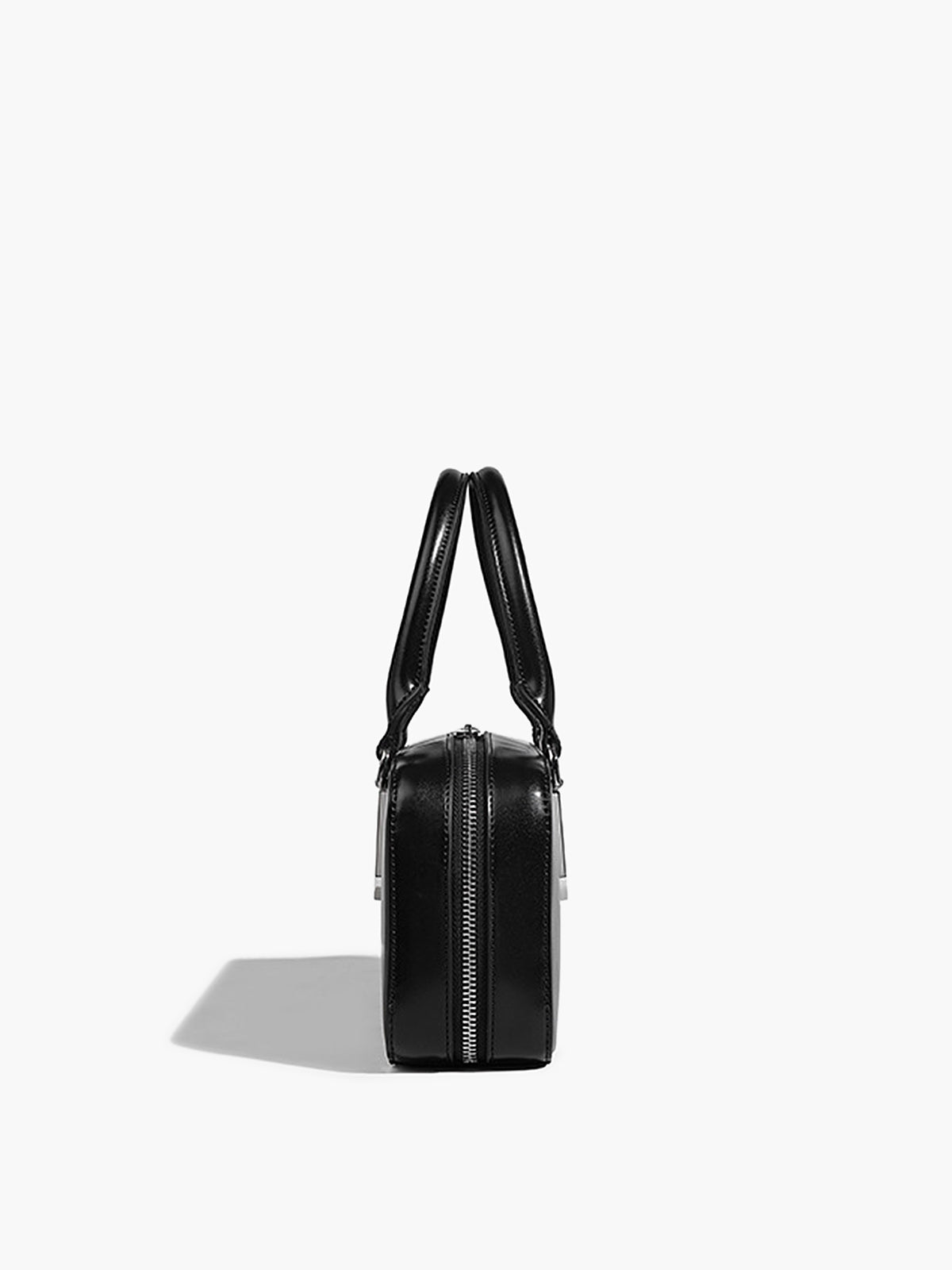 Vintage Yastık Görünümlü Tote Çanta Siyah