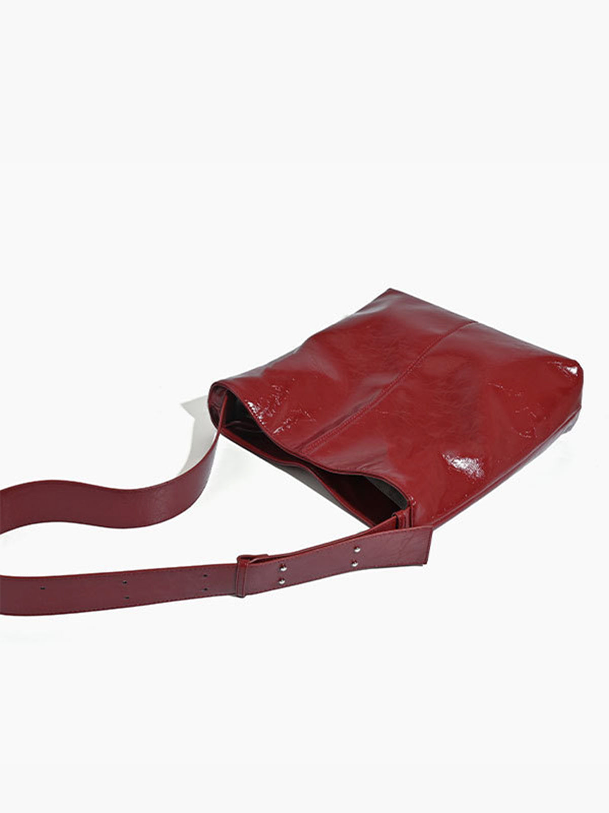 Kırmızı Büyük Boy Tote Çanta Suni Deri