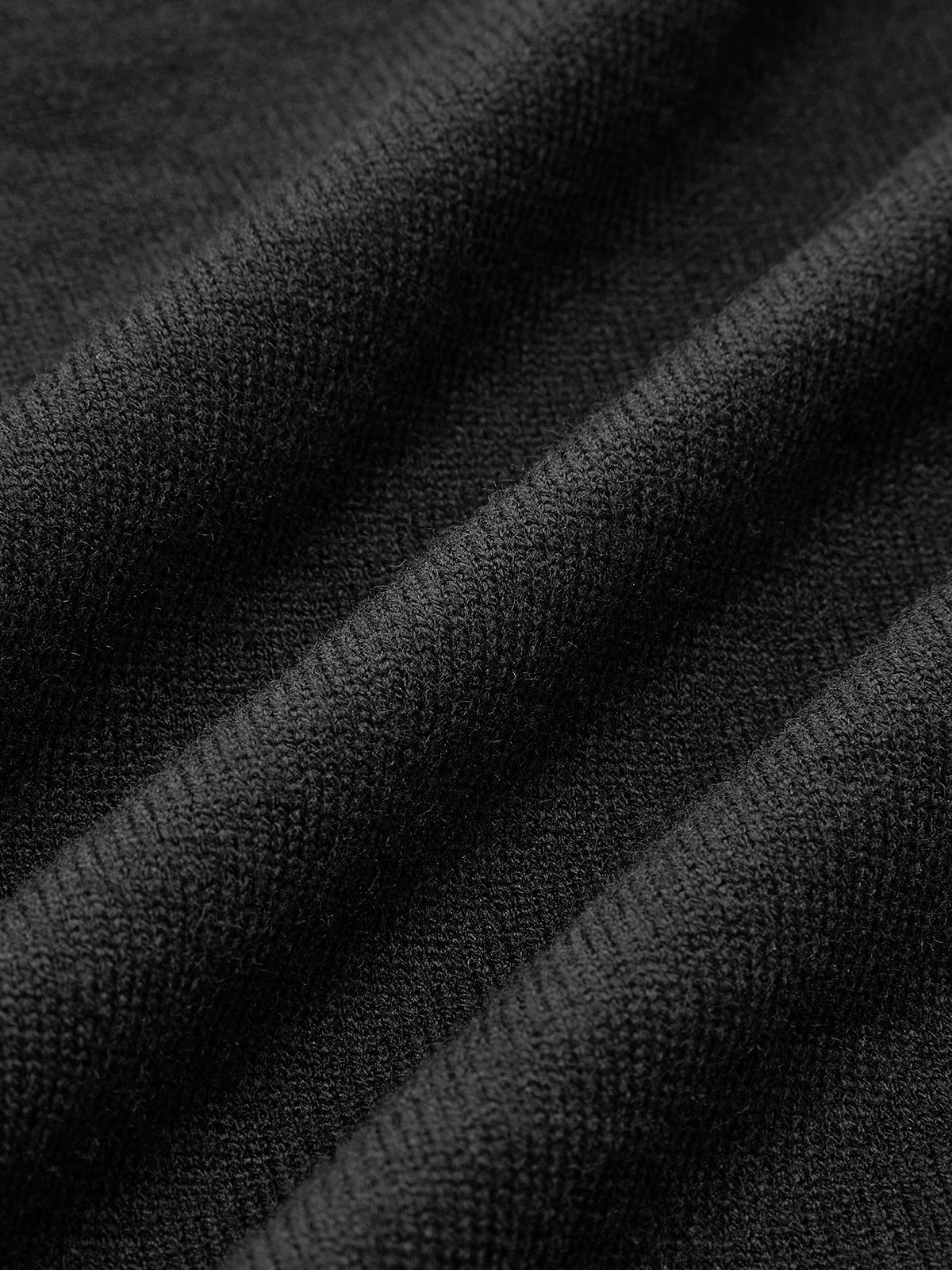 Kristal Düğmeli Triko Yelek Siyah V Yaka