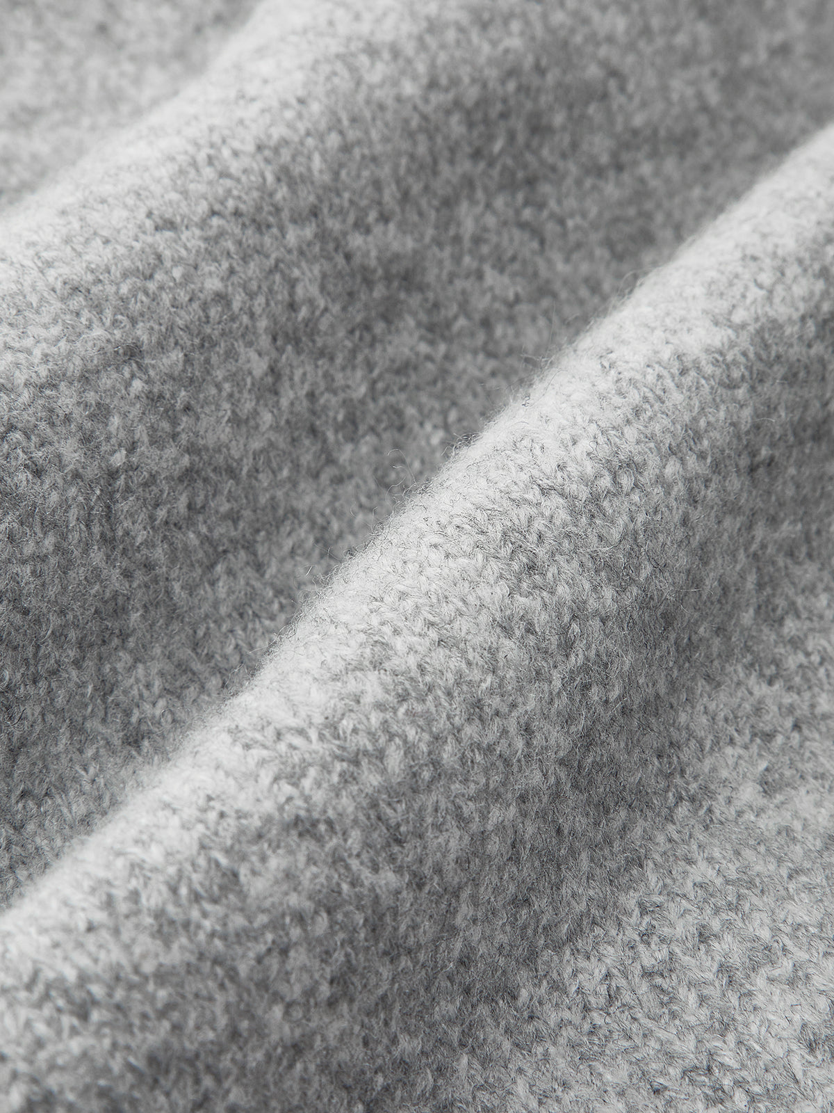 3D Çiçek Detaylı Kadife Hırka Gri Kontrast Kenar