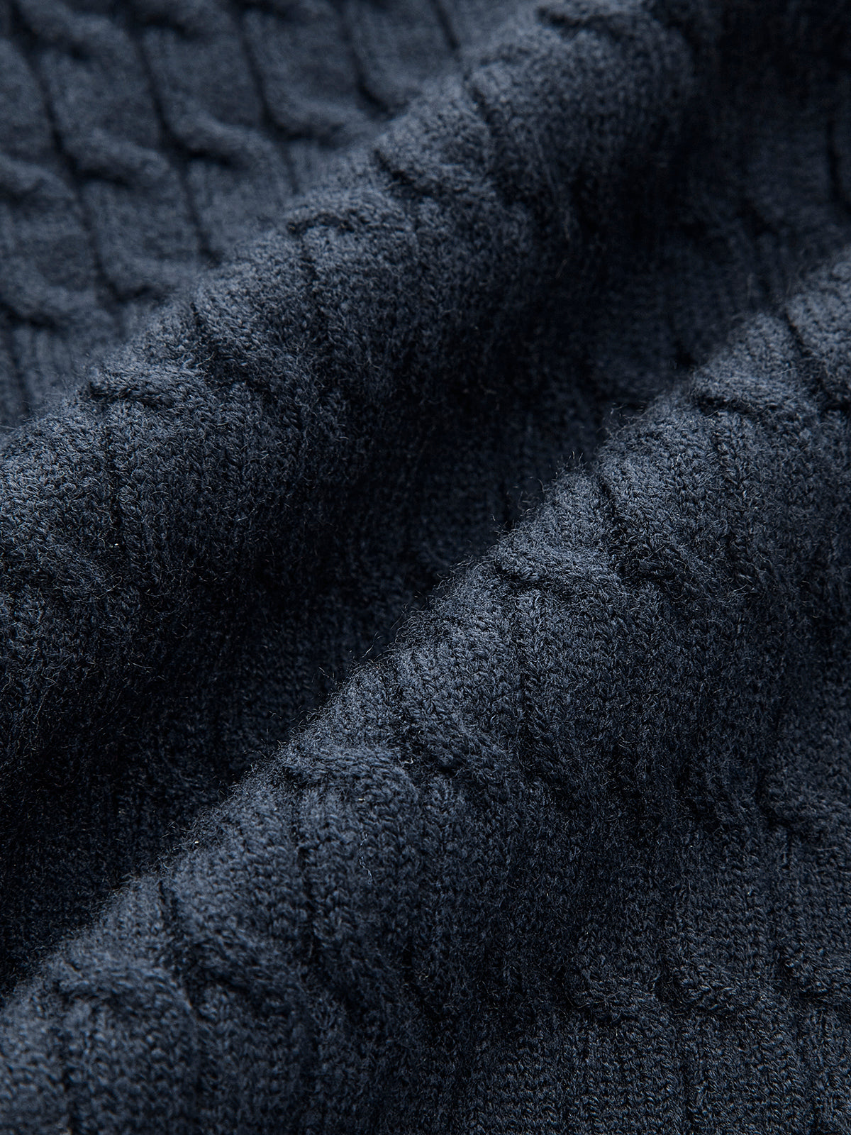 Ribanalı Triko Polo Tişört Lacivert Kontrast Kenar