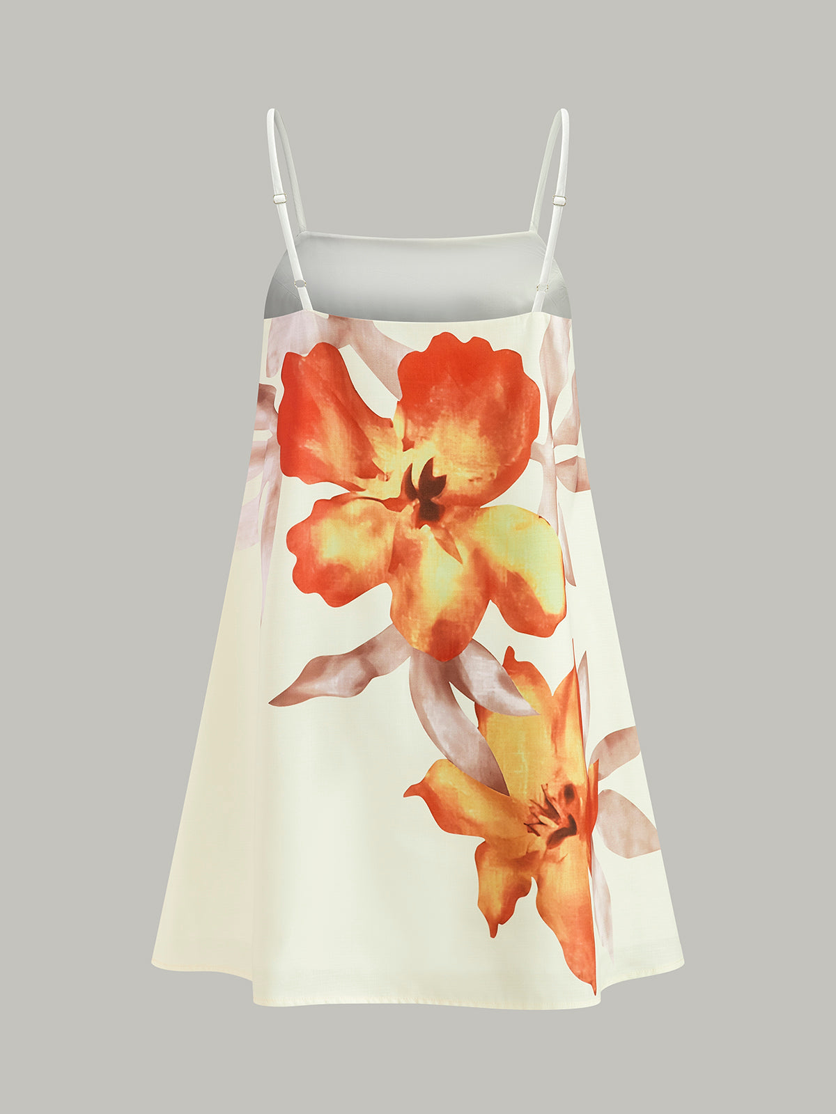 Tie-Dye Desenli Kolsuz Kısa Elbise Çok Renkli Oversized