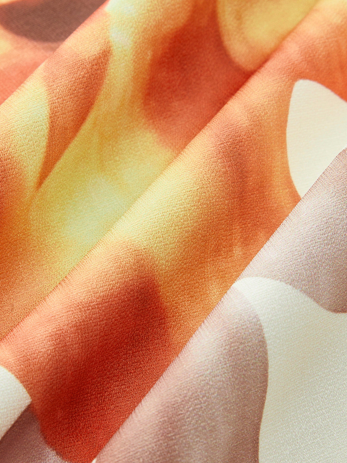 Tie-Dye Desenli Kolsuz Kısa Elbise Çok Renkli Oversized