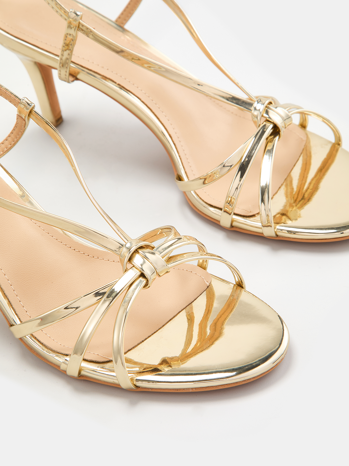 Arkası Açık  Stiletto Sandalet